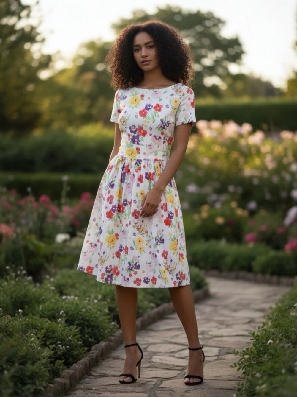 Oscar de la Renta Floral Print
Dress Size 4